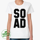 Женская футболка органик