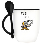 Кружка с ложкой