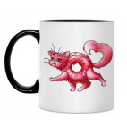 Кружка двухцветная