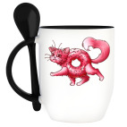 Кружка с ложкой