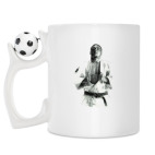 Кружка с футбольным мячиком