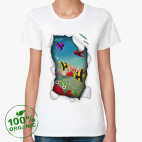 Женская футболка органик