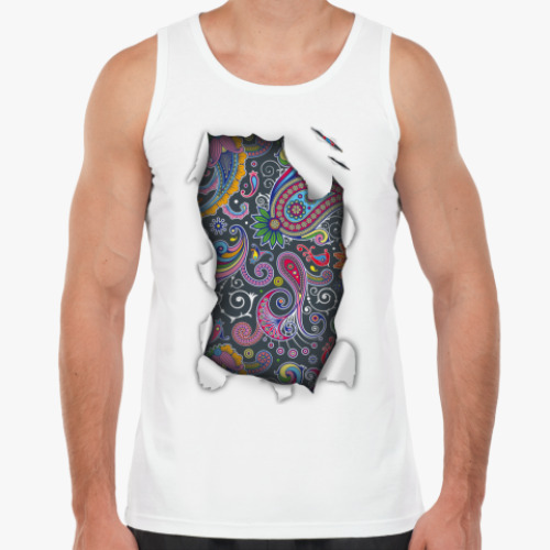 Майка с принтом 'Пейсли'