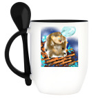 Кружка с ложкой