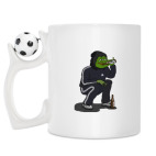 Кружка с футбольным мячиком