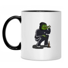 Кружка двухцветная