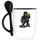 Кружка с ложкой