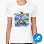 Женская спортивная футболка