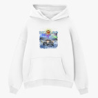 Толстовка худи оверсайз