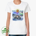 Женская футболка органик