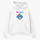 Толстовка худи оверсайз