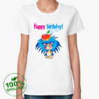 Женская футболка органик