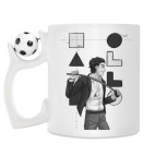 Кружка с футбольным мячиком