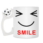 Кружка с футбольным мячиком