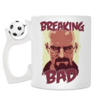 Кружка с футбольным мячиком