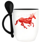 Кружка с ложкой