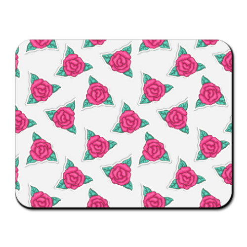 Коврик для мыши с принтом 'Фестиваль роз'