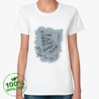 Женская футболка органик