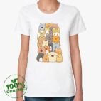 Женская футболка органик