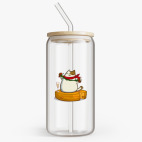 Банка с бамбуковой крышкой