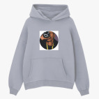 Толстовка худи оверсайз