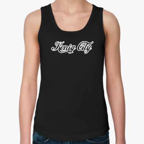 Женская майка с принтом КенигСити (Город Калининград)