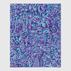 Голубое в фиолетовом