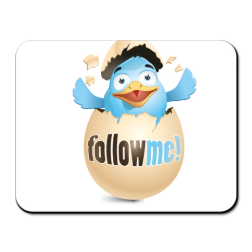 Коврик для мыши с принтом  FOLLOW ME!