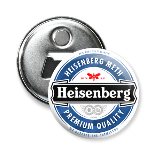 Магнит-открывашка с принтом Heisenberg Meth (Breaking Bad)