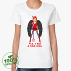 Женская футболка органик