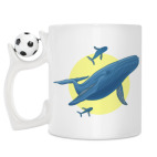 Кружка с футбольным мячиком