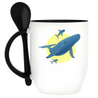 Кружка с ложкой