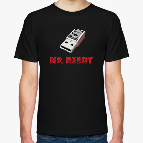 Футболка с принтом Мистер Робот