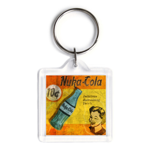 Брелок с принтом Fallout Nuka Cola
