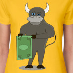 Бык с долларом