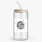 Банка с бамбуковой крышкой