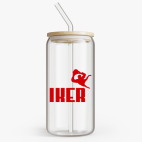 Банка с бамбуковой крышкой