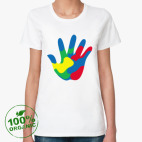 Женская футболка органик