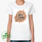 Женская футболка органик