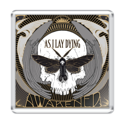 Магнит с принтом as i lay dying