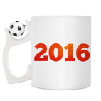 Кружка с футбольным мячиком