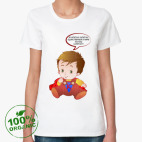 Женская футболка органик