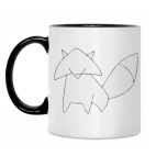 Лисенок контур