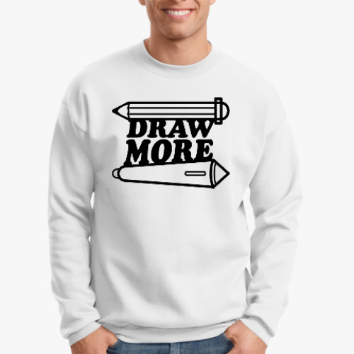 Свитшот с принтом дизайн-рисунок