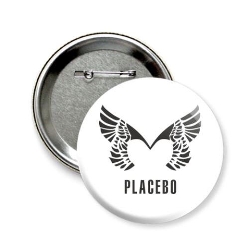 Значок 58мм с принтом Placebo