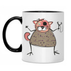 Кружка двухцветная