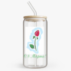 Банка с бамбуковой крышкой