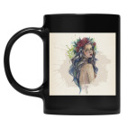 Кружка цветная UV-DTF