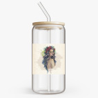 Банка с бамбуковой крышкой