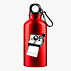 Металлическая бутылка 400 мл UV-DTF